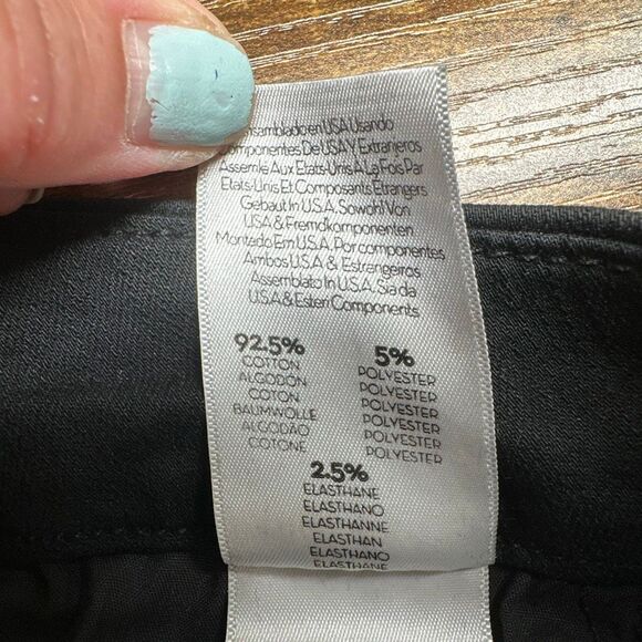 MOTHER Jeans The Looker Ankle Fray 29 Black Guilty as Sin Stretch Made USA - Picture 14 of 16